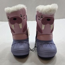 Cat  Jack Girl's Pink  Purple Winter Insulated Boots. New With Tags. Size 6