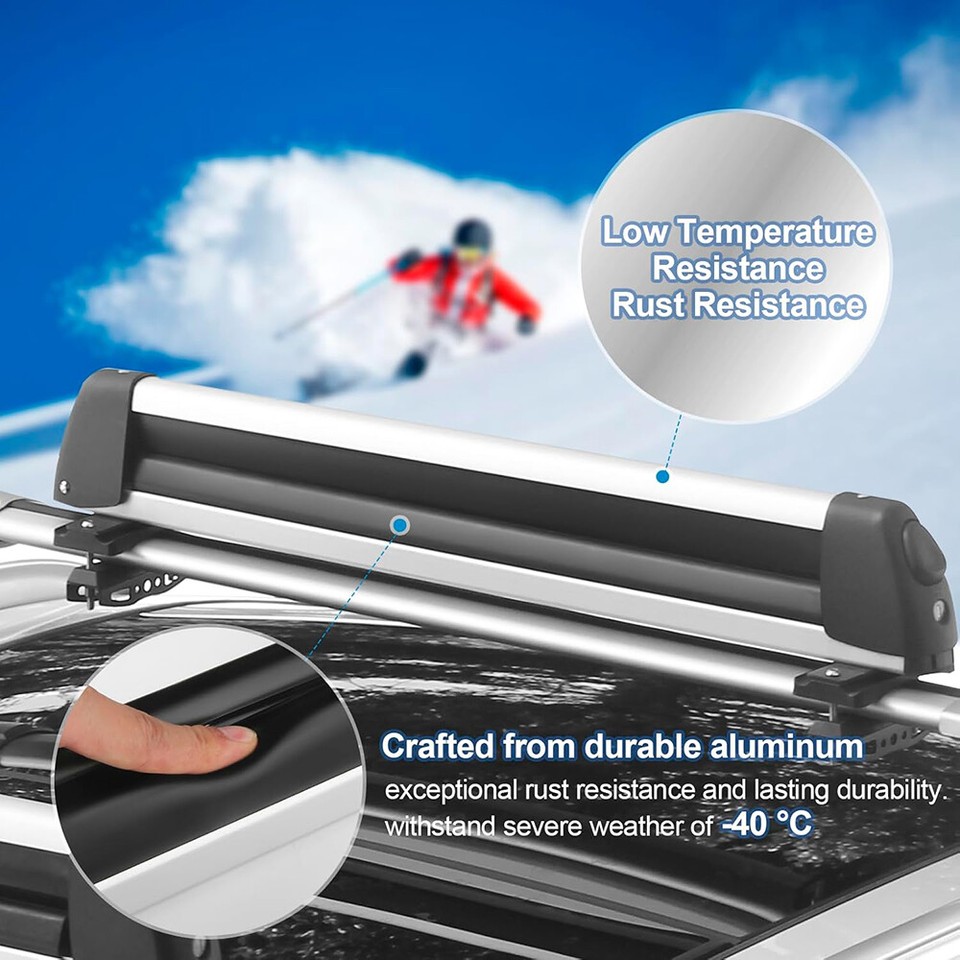 Sliding Rack Lock For Jaguar F Type Car Snow Ski Snowboard Roof Racks Carriers Mount ...