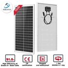 100W Watt 12V Mono Solar Panel Kit Charging Off-Grid Battery Power RV Home Boat
