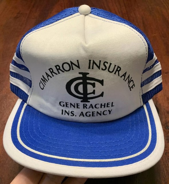 Vintage 3 Stripes Cimarron Insurance Agency Snap Back