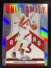 Pascal Siakam 2020-21 Contenders Uniformity Silver Prizm #18 Toronto Raptors