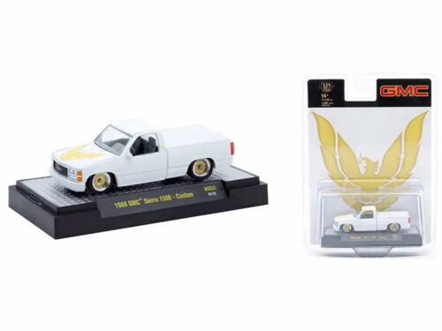 1988 GMC Sierra 1500 Custom White 1:64 Model by M2 Machines 31500-HS52-P5 - Picture 3 of 9