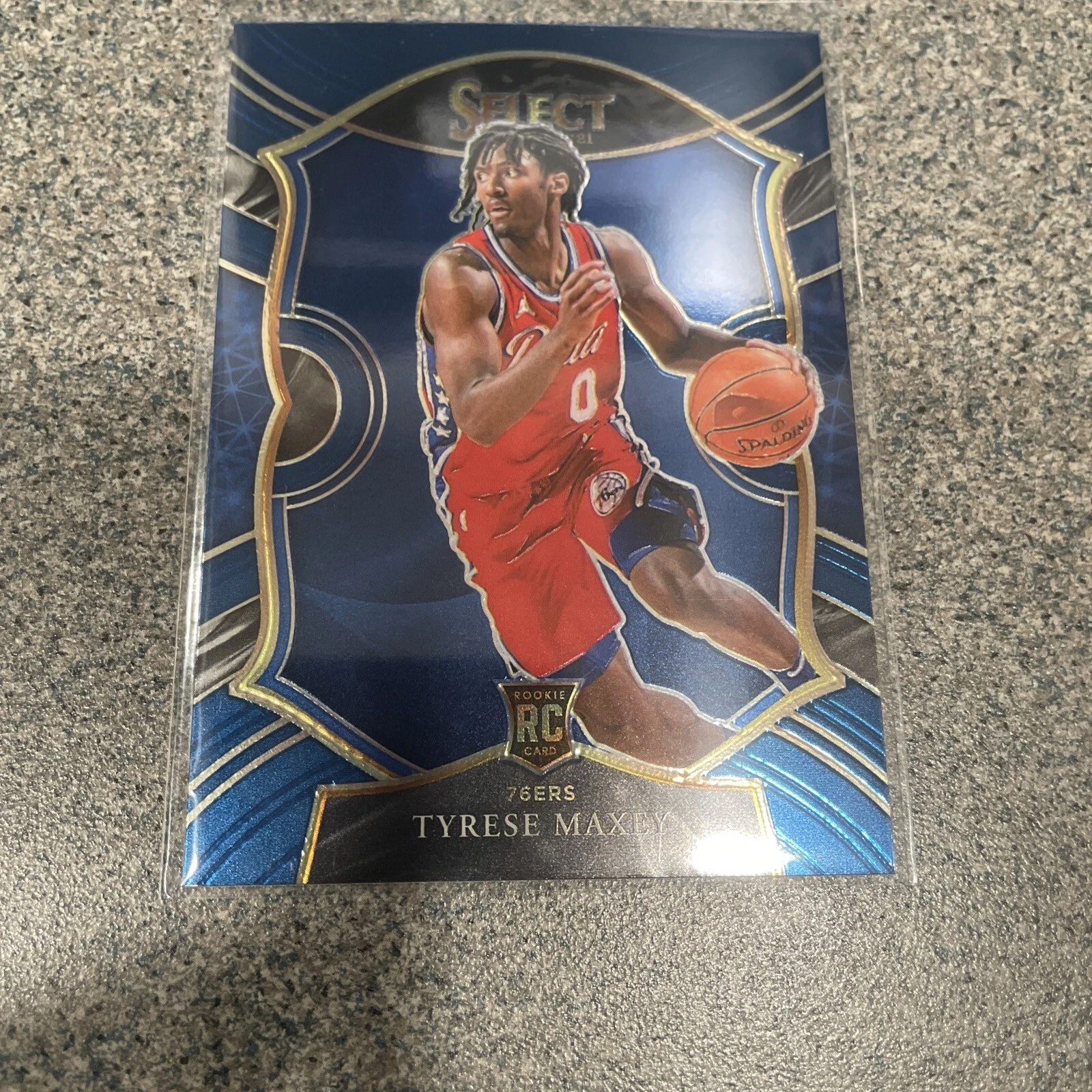 TYRESE MAXEY Select 2020-21 Concourse RC Rookie #81 Blue Philadelphia 76ers