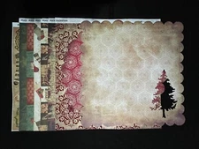 CREATIVE IMAGINATIONS CHRISTMAS "CHRISTINE ADOLPH" 12 X 12 SS&DD HEAVY PAPER,ETC