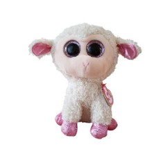 TY Beanie Babies Boos Twinkle White Lamb 6" Plush Toy  Stuffed Animal