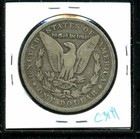 1890 O F Morgan Dollar 100 Cent American 90% Silver U.S.A $1 US FINE Coin #8367 — photo 2
