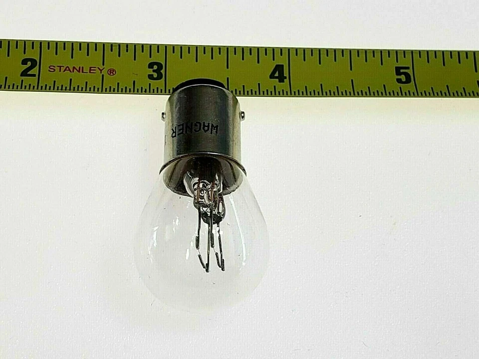 Lâmpada 1638 lâmpada transparente duplo contato base tipo 1 compatível com Ford 1 peça A54 - Imagem 4 de 4