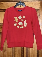 Polo Ralph Lauren Fleece Graphic Sweatshirt - Girls-Size: XL- 16