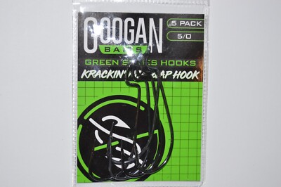 googan squad krackin' wide gap hooks soft plastics worms lizards etc.. 5/0