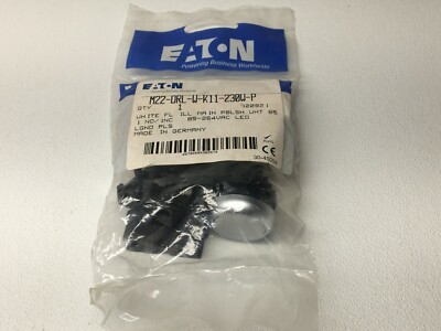 New!  Eaton M22-DRL-W-K11-230W-P Illuminated (#5980)