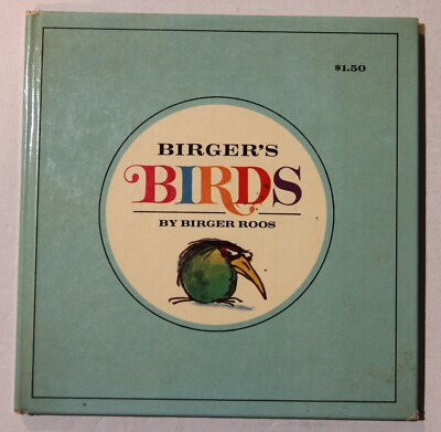 #ad Birger#x27;s Birds by Birger Roos Rare OOP 1968 Books of Puns using Simple Art $28.76