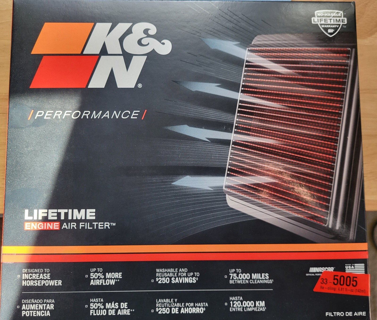 K & N Engineering 335005 Filters - Air Filter for sale online | eBay