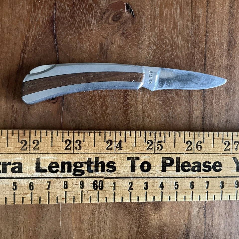 FACAS DE CAÇA VINTAGE KLEIN TOOLS JAPÃO 44033 LOCKBACK CAÇADOR JACK FACA DE BOLSO - Imagem 4 de 4