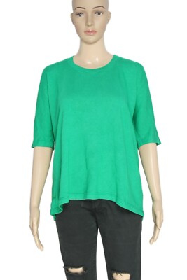 Portland Pullover T Shirt Green Zadic & Voltaire Sleeve Oversized Top L