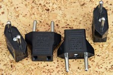 4 X 110V to 220V Travel Prong Plug Charger Adapter For Use in EU