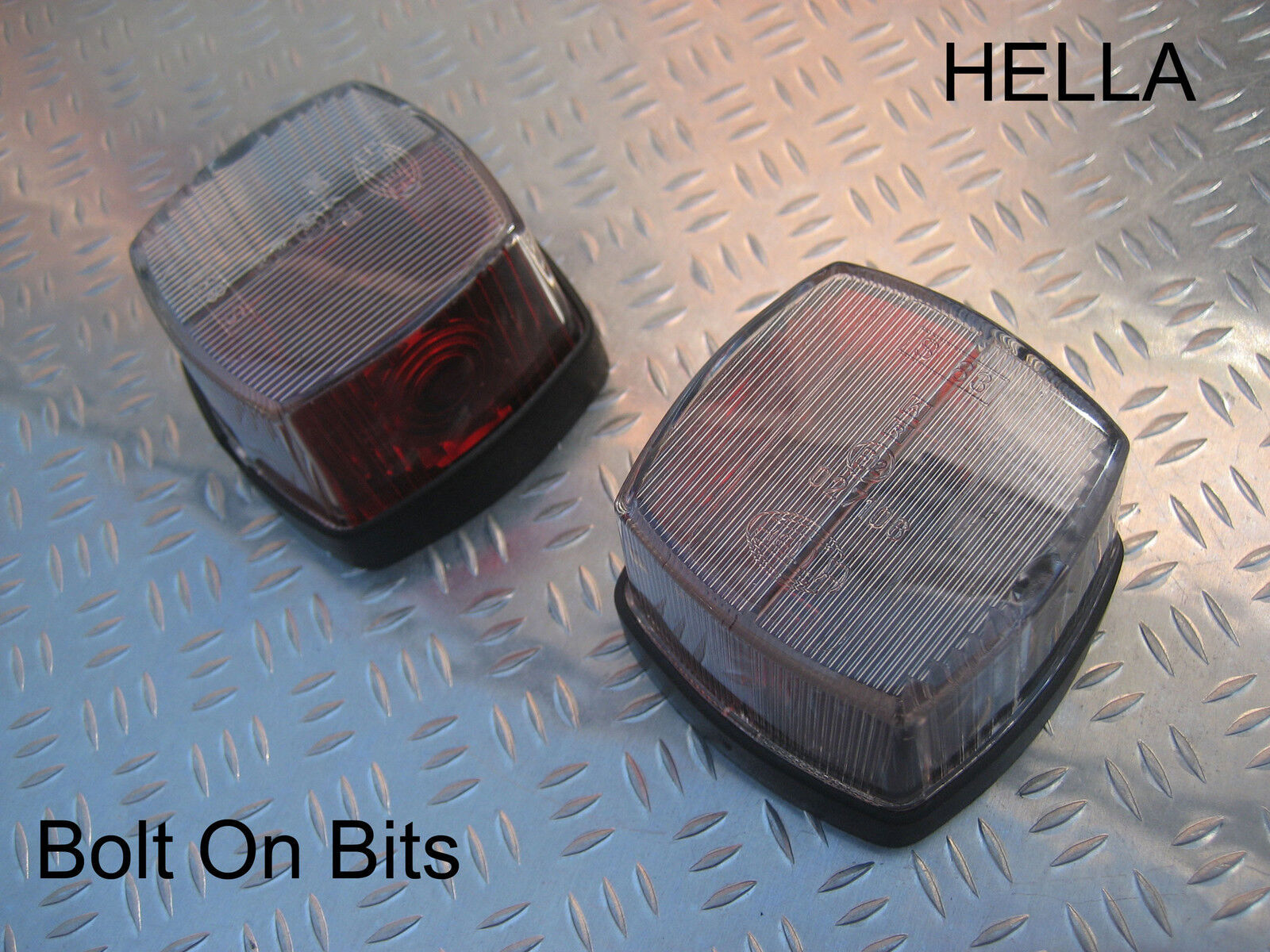 ACE Napoli Motorhome Fiat Ducato Red & White Side Markers PAIR Light