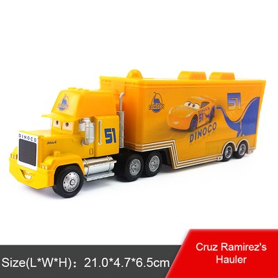 disney pixar cars cruz ramirez's hauler playset