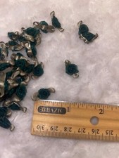 Lot 122 satin RIBBON mini roses roses forest green olive green rose 1/2" wide