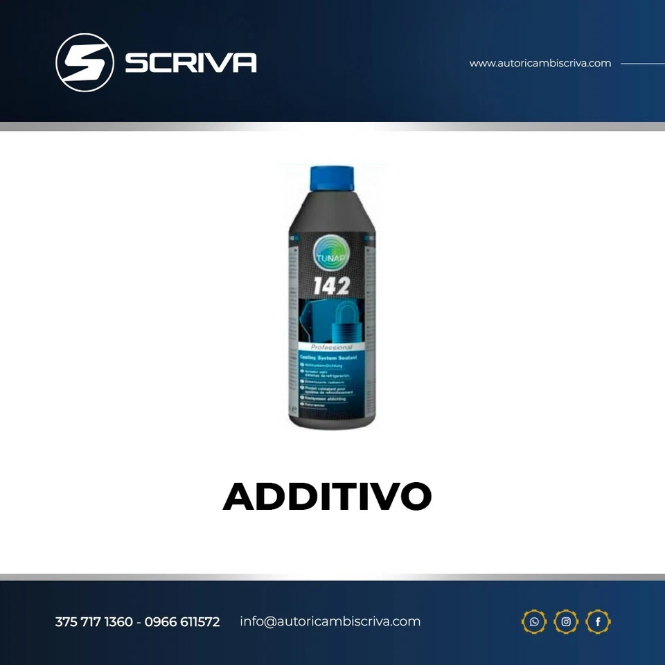 TUNAP 142 MICRO LOGIC PREMIUM LIQUIDO TURAFALLE ERMETIZZANTE RADIATORE 500ml