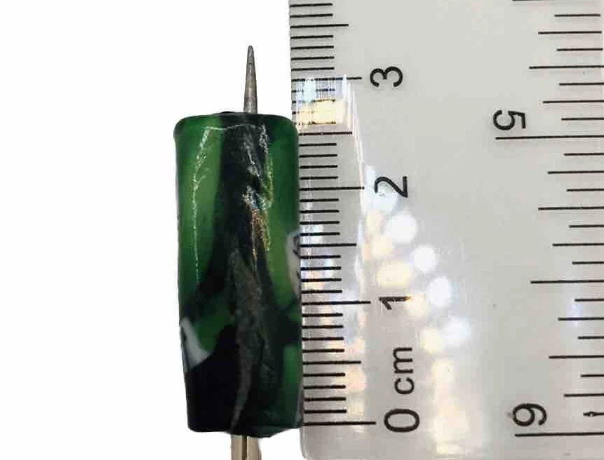 Cuentas antiguas Millefiori XL arte focal vidrio murano 25 mm Foto 4 de 4