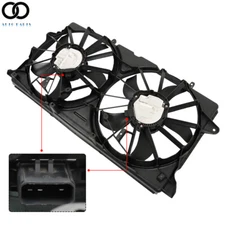 Radiator Cooling Fan For 14-18 Chevrolet Silverado 1500 GMC Sierra 1500 Tahoe