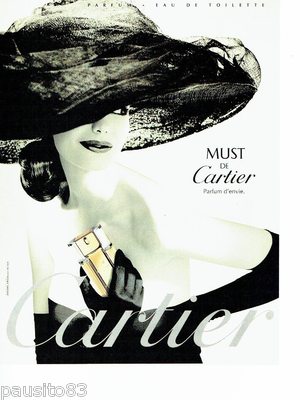 ADVERTISING ADVERTISING 116 1997 le parfum Must de Cartier