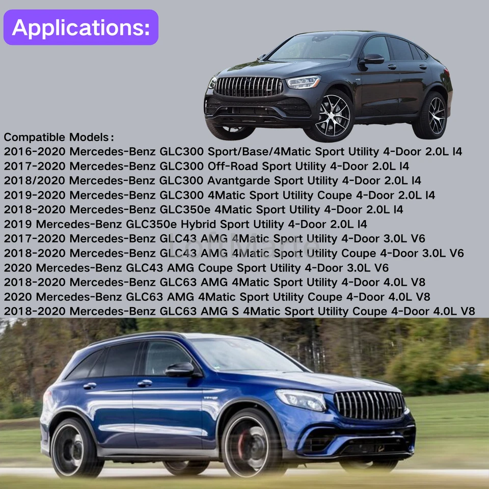 Riel deslizante techo corredizo 2537803900, 2537800400 para Mercedes GLC X253 2016-20 Foto 4 de 4