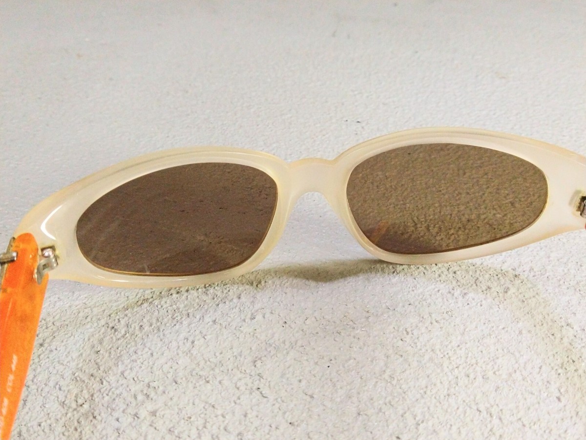 Versace Sunglasses Mod.408 Clear Orange Gray Gradient Medusa