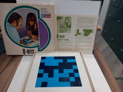 Vintage (70er Jahre) Q-Bits Thinking Brettspiel von Orda OVP & Anleitung