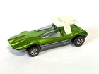 🚩REDLINE GREEN SWINGIN WING NO PLAY CAR MINT ORIGINAL WOW Blister Pull