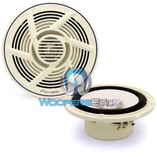 PIONEER TS-MR1600 6.5" WHITE 100W MARINE AUDIO BOAT DUAL CONE 6 1/2" SPEAKERS