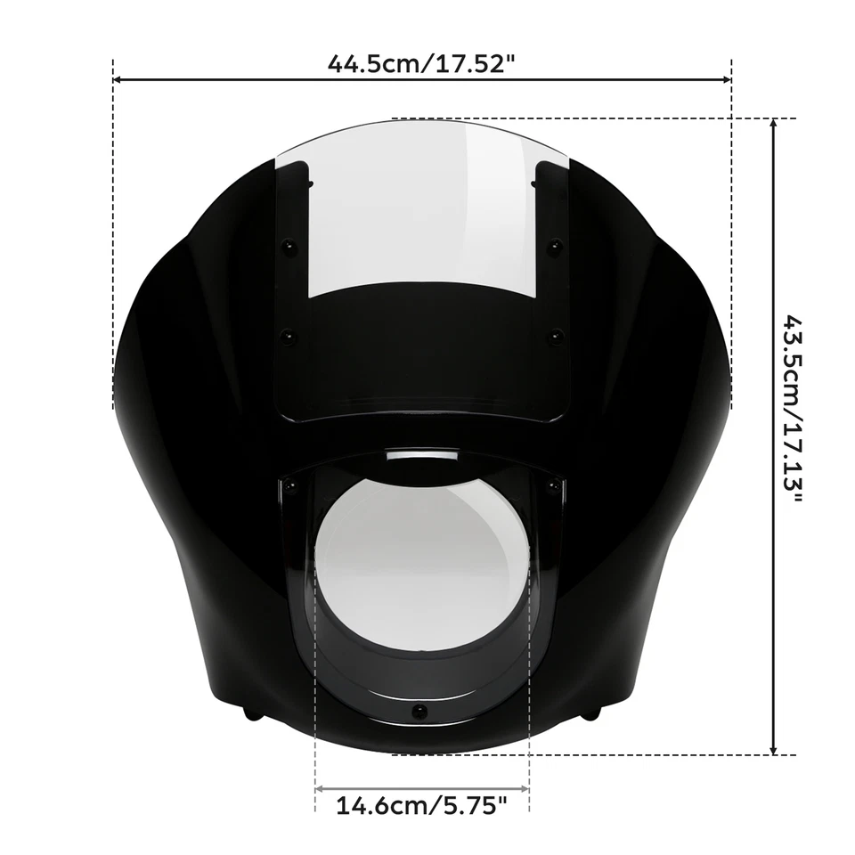 Яркий черный четвертьфинальный обтекатель для Harley Sportster XL 883 1200 моделей 1988-2016 - Изображение 3 из 4