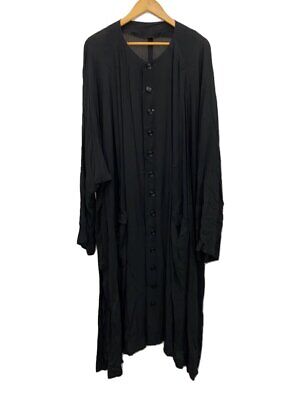 yohji yamamoto POUR HOMME ◇ Coat / 3 / Rayon / BLK / Solid yohji yamamoto POUR HOMME ◇ Coat / 3 / Rayon / BLK / Solid