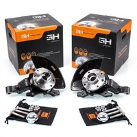 2X RadlagergehäUse Komplett Vorne FüR Opel Astra H 2004-2014, 4-Loch-Felge