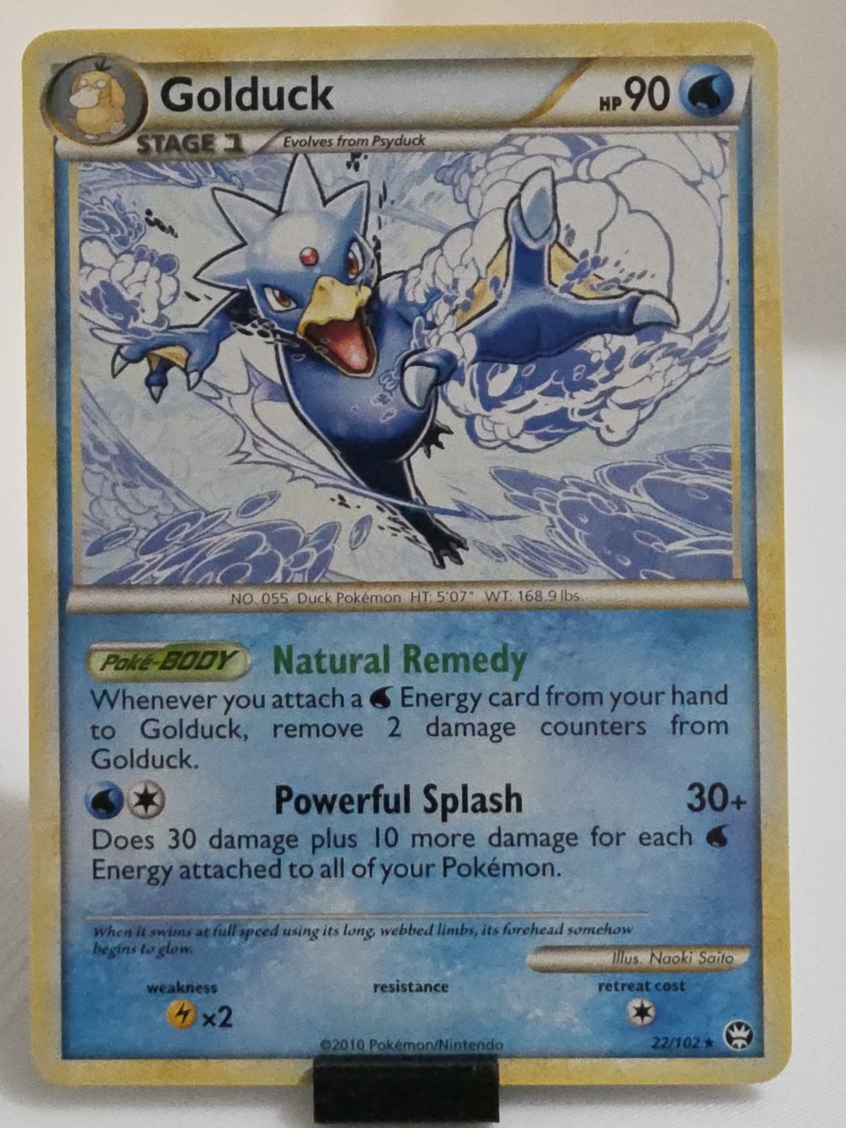 Pokémon TCG Golduck 22/102 Pokémon Triumphant LP
