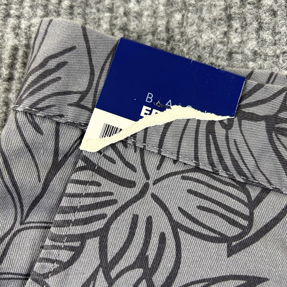 Chino Corto Ediciones Básicas Para Hombre 42 Gris Bolsillo Estampado Floral Algodón Informal Nuevo Foto 3 de 4