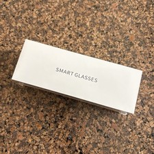 Smart Glasses Black Frame Eyewear w/ USB Charging Cable, Manual & Box