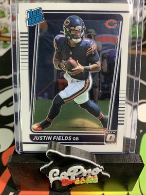2021 Donruss Optic Justin Fields RC #204 Base Bears Rated Rookie!!