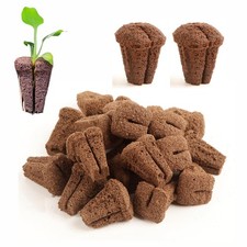 150pcs Expandable Plant Cloning Plugs, Compatible with 128/105 Hole Brown 0.28 per gallon