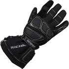 Richa Carbon Winter Thermal Waterproof Motorcycle Motorbike Gloves - Black