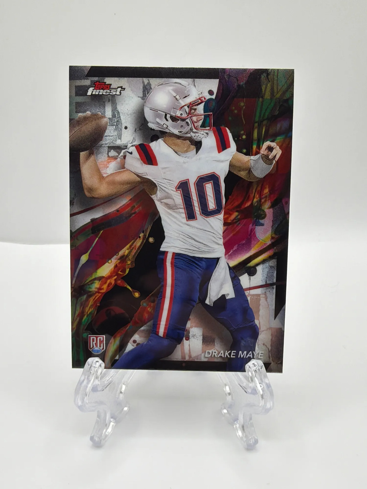 2024 Topps Finest Drake Maye #62 RC