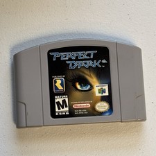 Nintendo 64 N64 Perfect Dark Authentic Cartridge, Tested