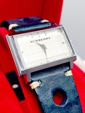 Orologio donna Burberry Heritage BU2150 Swiss Made quadrante argento quarzo N. come nuovo 