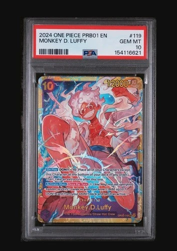 2024 One Piece Monkey D. Luffy PRB01 SEC OP05-119 PSA 10