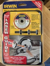 Irwin Miter Saw Laser Guide w/Case 3061001 Fits 8 1/4"-8 1/2" 10" & 12" Saws NOS