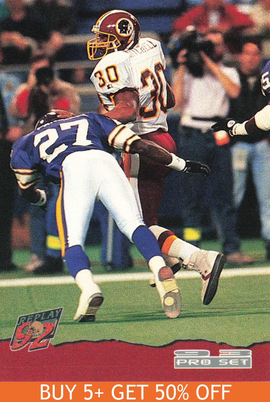BRIAN MITCHELL 1993 Pro Set #22 Washington Redskins NFL Football Card