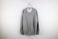 Vintage 90s Russell Athletic Mens 2XL Distressed Blank Crewneck Sweatshirt USA