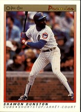 1991 O-Pee-Chee Premier Baseball "Main Set" Cards