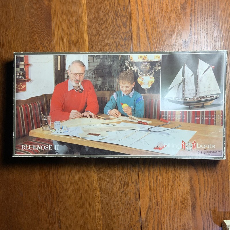 Billing Boats Bluenose II Wooden Ship Kit Unassembled Not Painted Sailboat