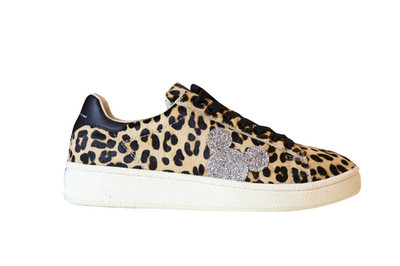 Moa Concept Disney Mickey Mouse Sneaker Leoparden Damen Gr. 37 Neu